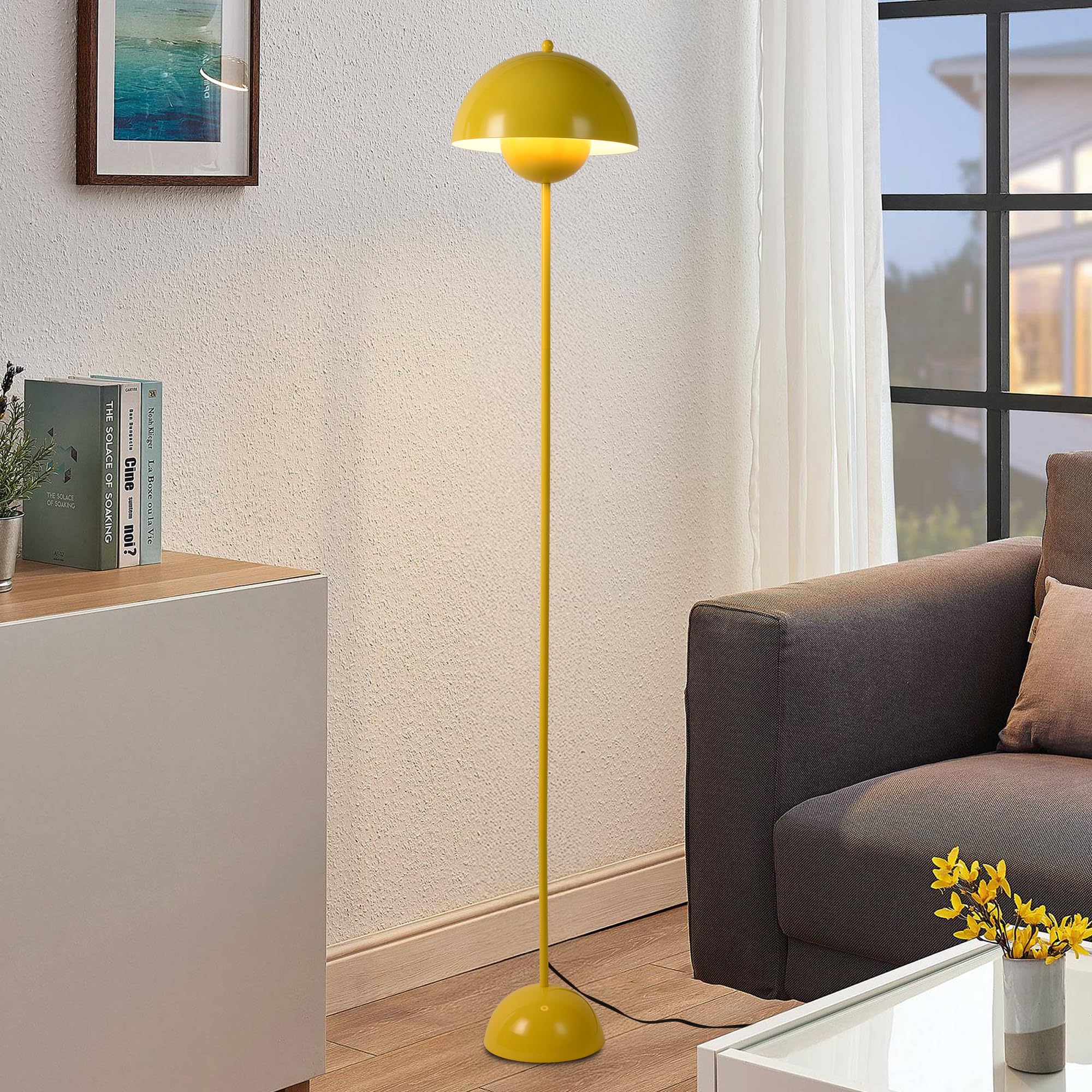 COSYLUX Modern Floor Lamp for Living Room, Industrial Tall