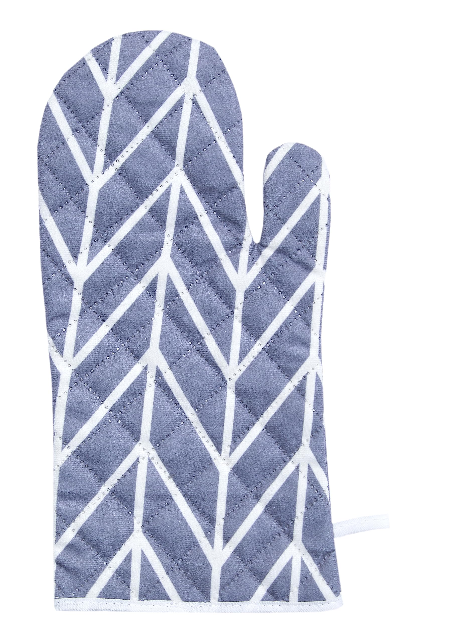 AAZEEM Oven 1 Mitt and 1 Pot Holder with Recycled Infill Silicone Non-Slip Cooking Gloves for Cooking Baking Grilling (2-Piece Set,Grey) - Image 2 thumbnail