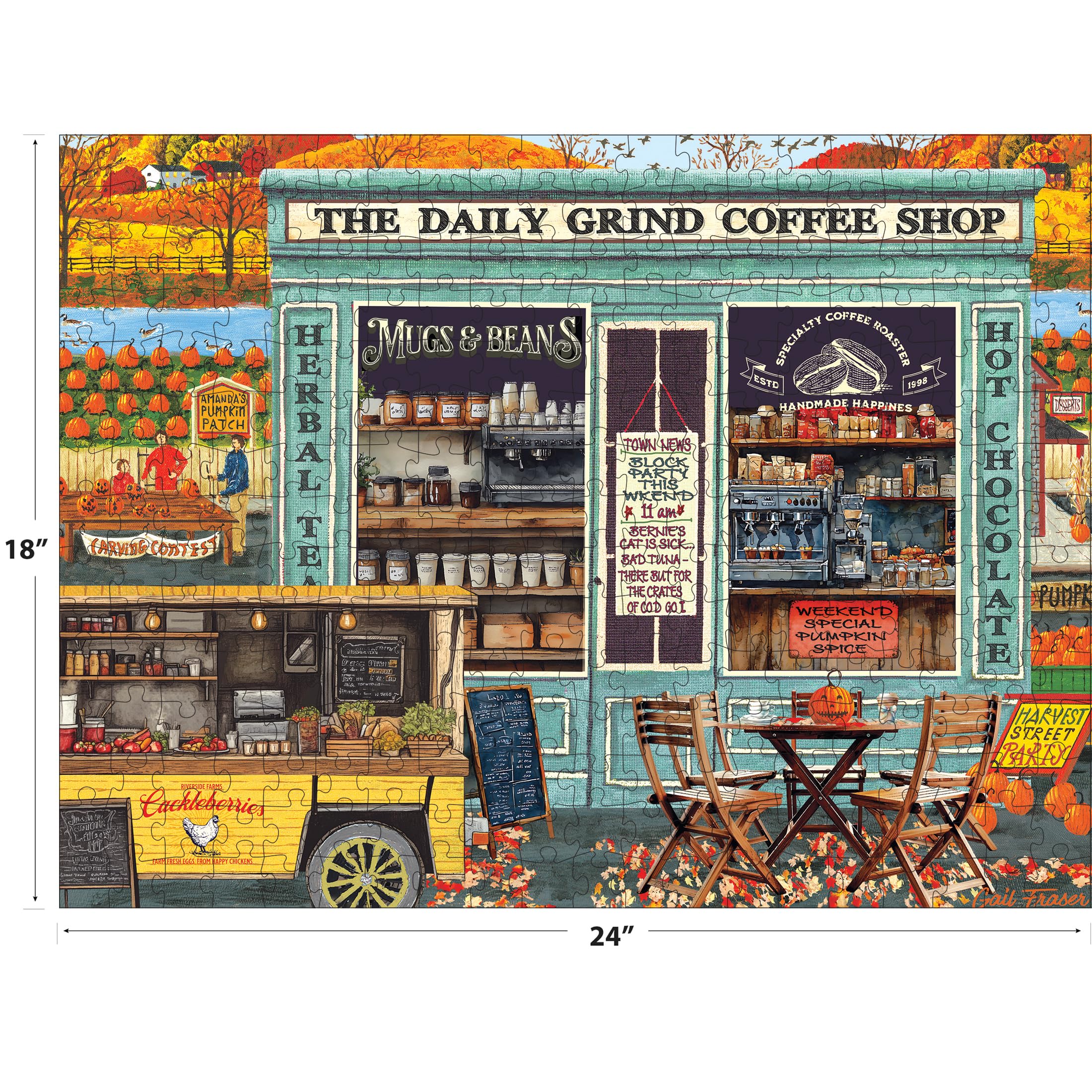 Amazon.com: RoseArt - Kodak Premium - The Daily Grind Coffee Shop