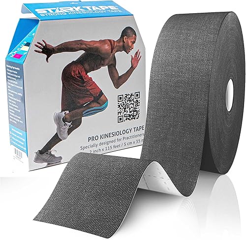 Cinta de kinesiología a granel de 2 pulgadas. Diseñada para aumentar el rendimiento atlético, reducir el dolor muscular, aliviar la inflamación.