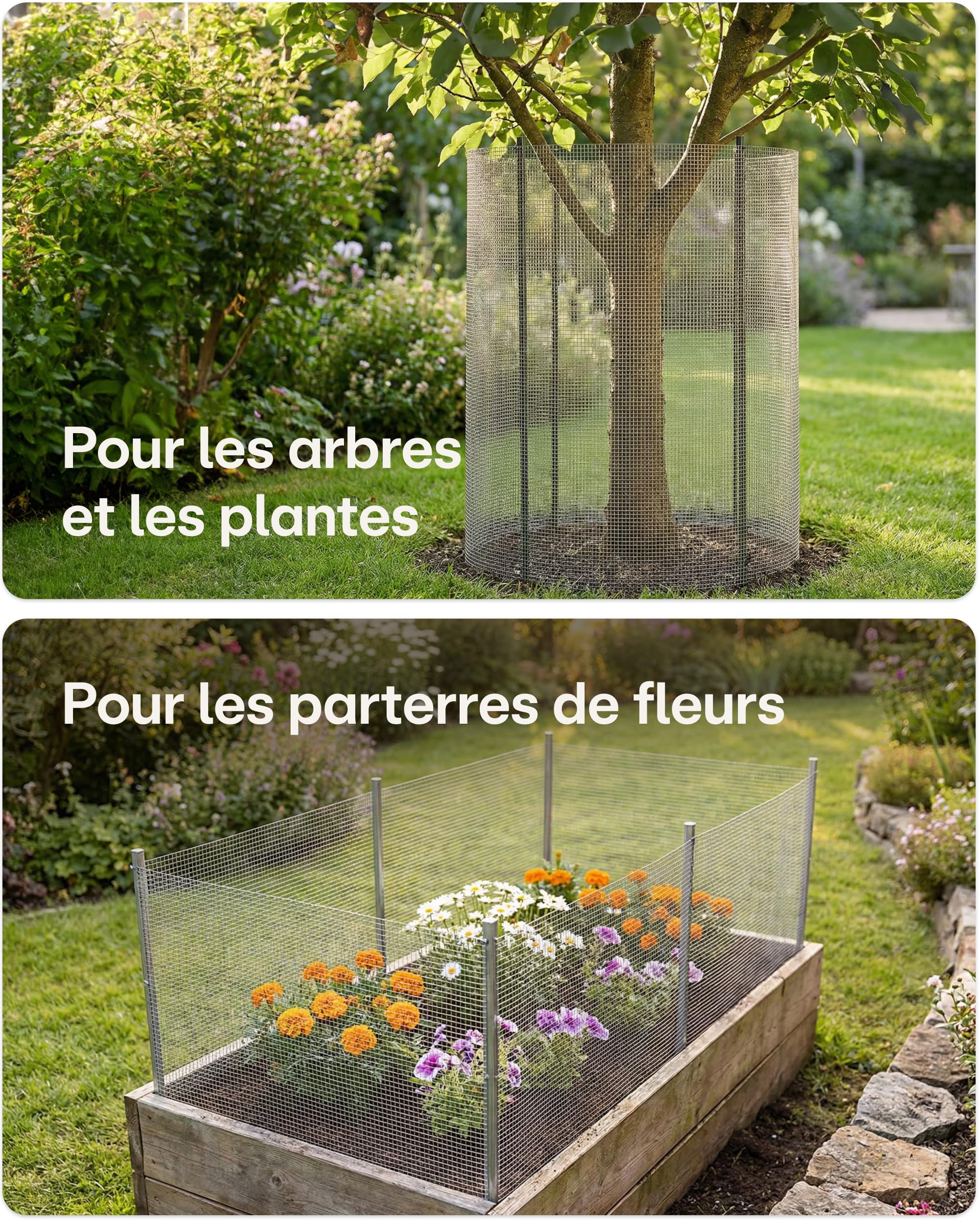 Praknu Grillage à Poules Fine – 1 x 5 m Rouleau Inoxydable avec Gants – Grillage Anti-Rongeurs Jardin & Poulailler 100 cm– Filet Métallique pour Clôture, Enclos, Volière – 6 mm | Antirouille et durable, fil de volière, fil de lapin et fil de lapin pour pa