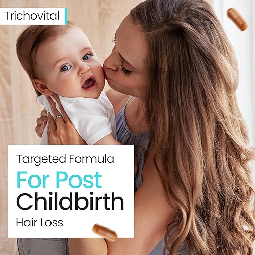 Miniatura 7 de Suplemento avanzado para el crecimiento del cabello para mujeres, biotina, colágeno, zinc y vitaminas esenciales para el cabello A, C y E para