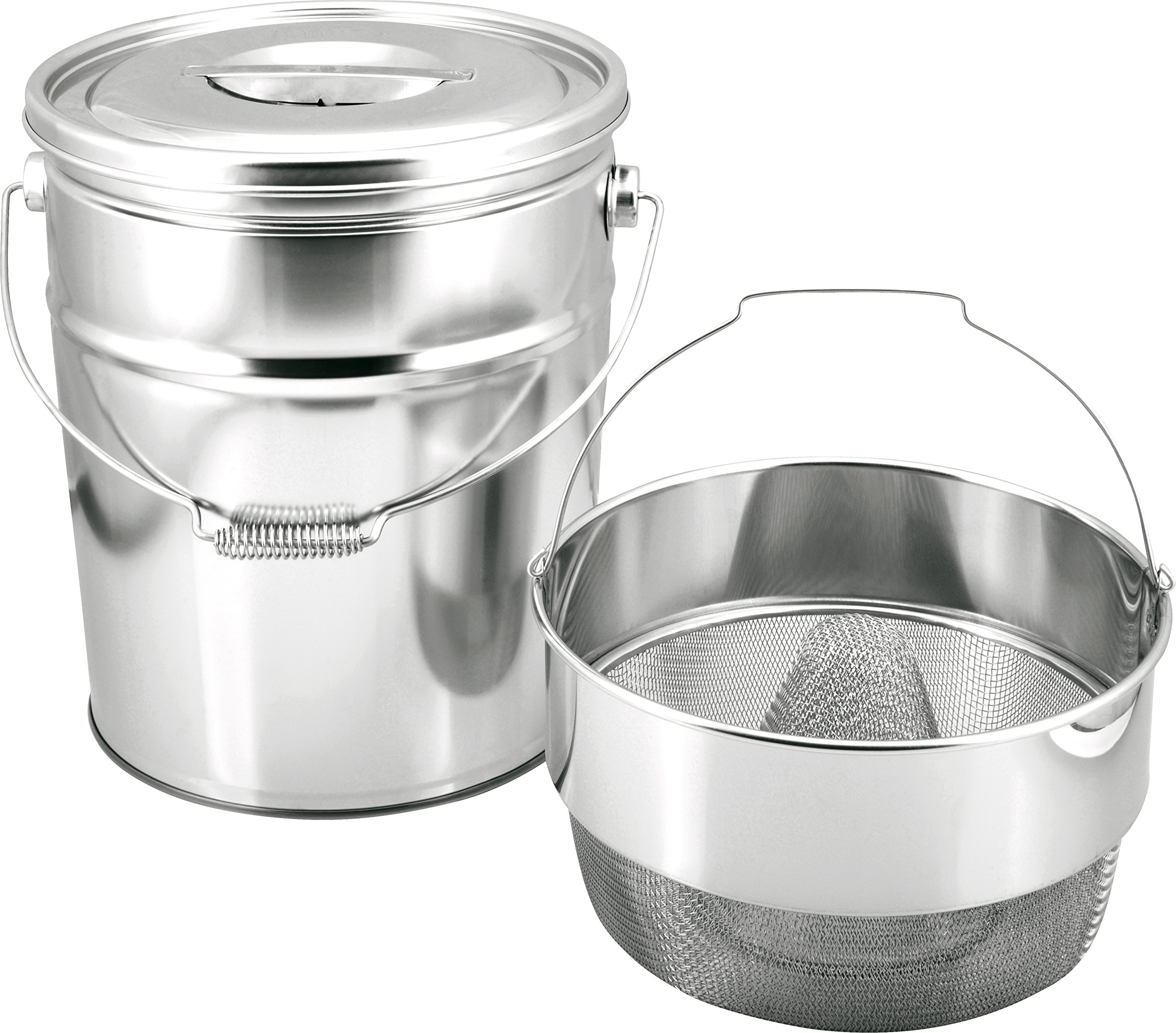 ミネックスメタル ステンバケット2 とんがり 中目 18L V-1313B 2mvetro Amazon｜ミネックスメタル ステンバケット2 とんがり 中目 18L V-1313B