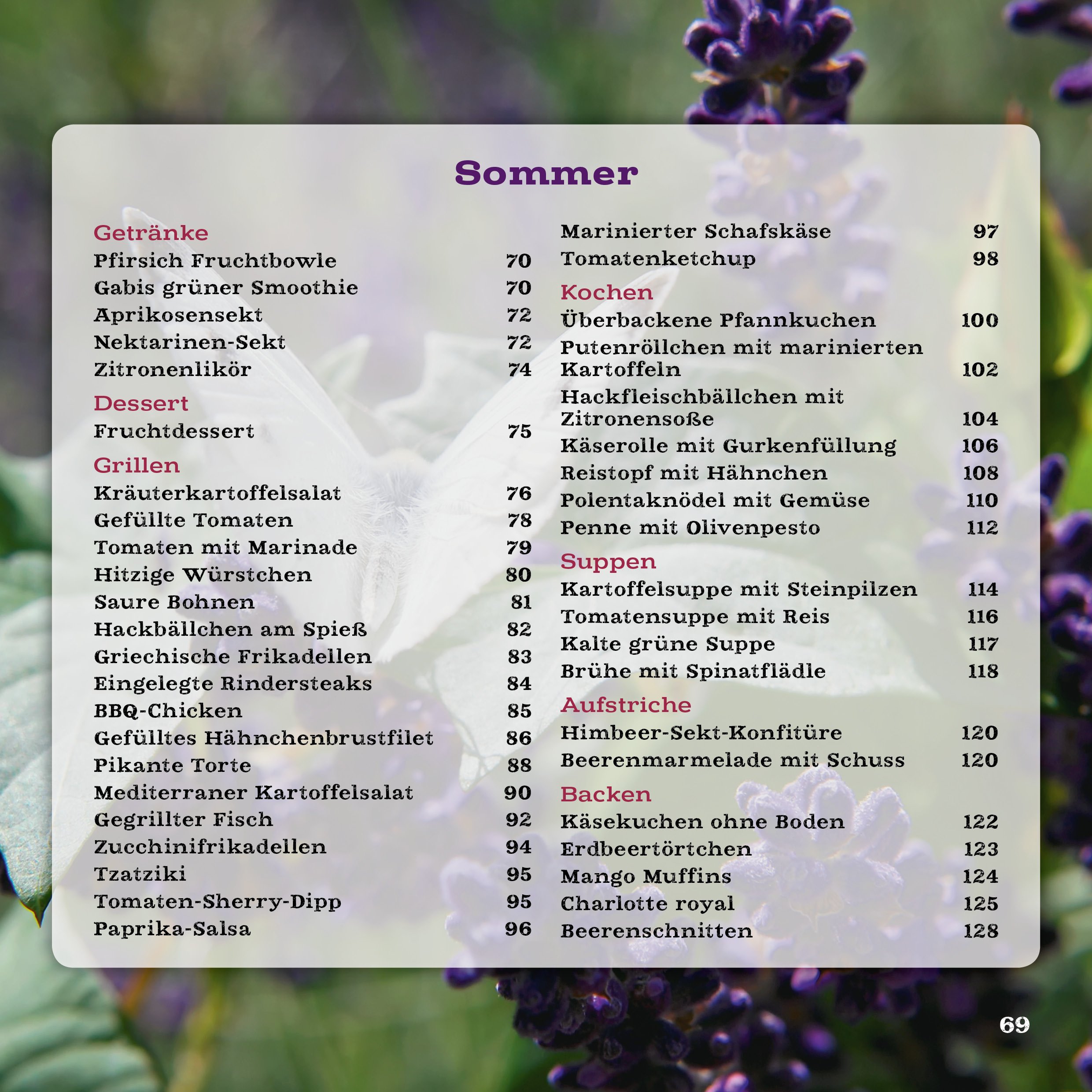 Jahreszeiten Frühjahr / Sommer: Rezepte aus dem Thermomix®
