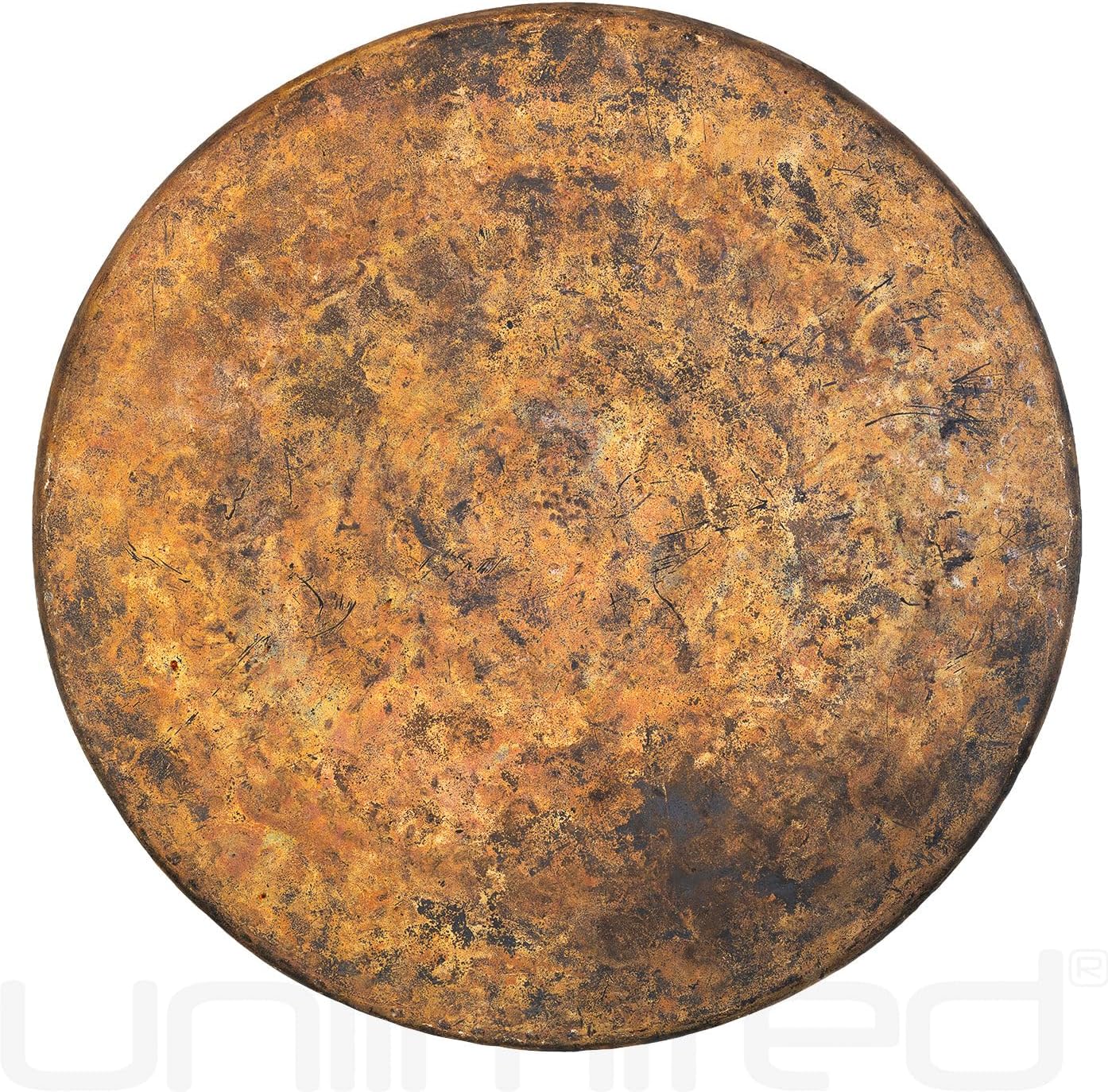 Unlimited Atlantis Gongs Includes Gong, Mallet & Rope/Unlathed Bronze Gong W/Ancient Look/For Sound Healing, Meditation, & Yoga