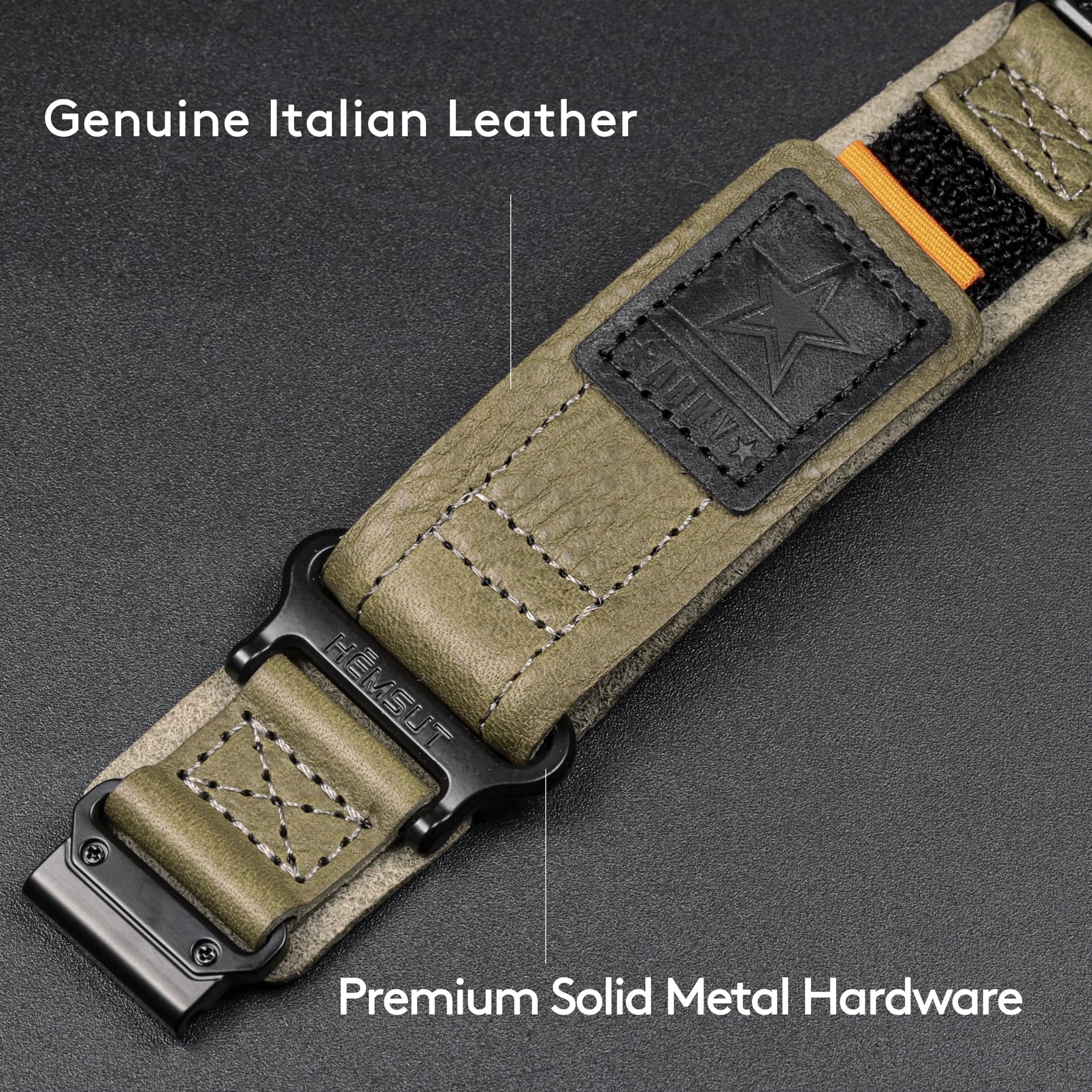 Armband für Garmin,Uhrenarmband Kompatibel mit Garmin superrobustes Nylon-Sportarmband für fēnix/Forerunner/Vivoactive/Approach/MARQ/quatix/D2 Series robustes Ersatzband für Männer