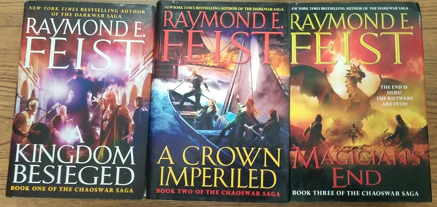 Raymond E. Feist Chaoswar Saga 3 Books Collection Pack Set (A Crown