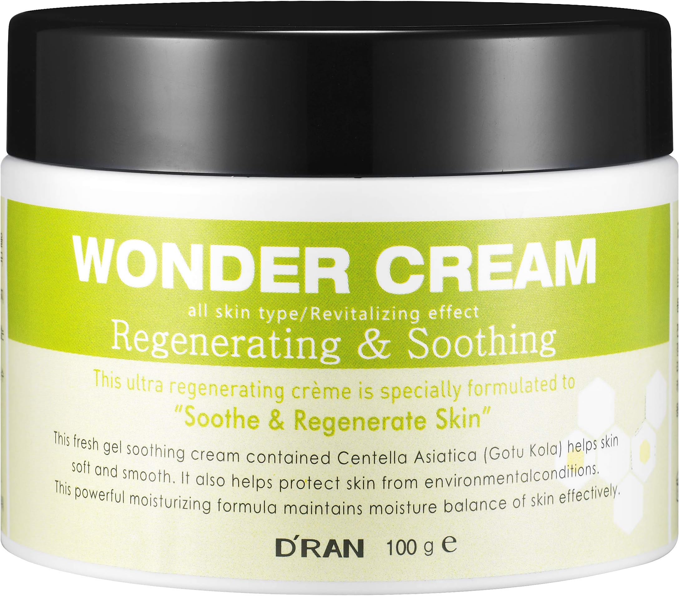 DRAN Korean Cosmetics Skincare Regenerating & Soothing Wonder Cream DRAN