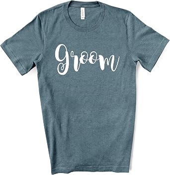 Blue Sand Textiles Groom Shirt. Bachelor Party Shirts. Matching Wedding.