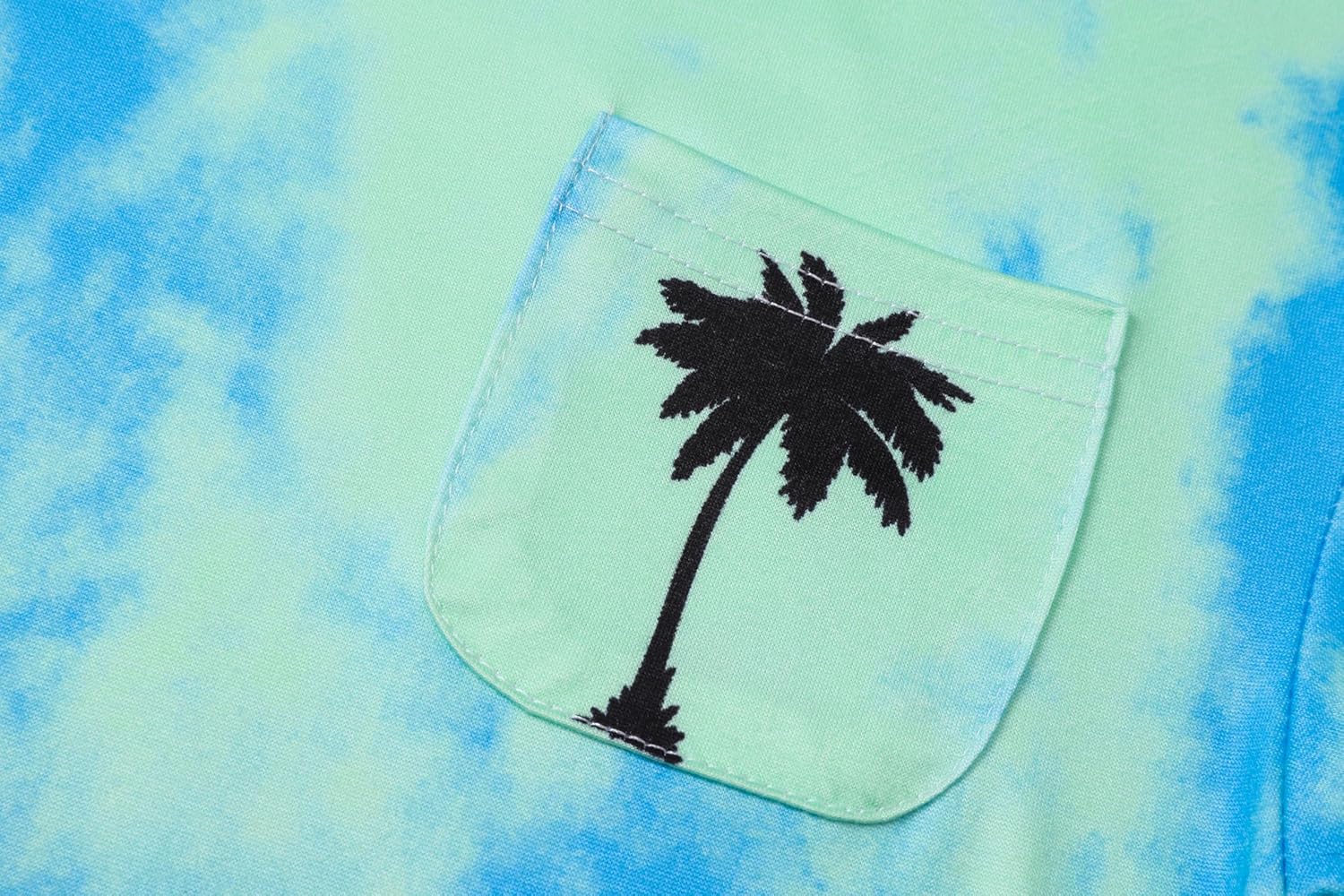 Kids Boys Summer Clothes 2 Piece Short Sleeve Tie Dye T-Shirt & Casual Shorts Set Teen Boys Summer Outfits Set6-12Y - Image 8