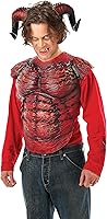California Costumes Devil Horns and Teeth Set - Realistic Halloween Devil Costume Accessories