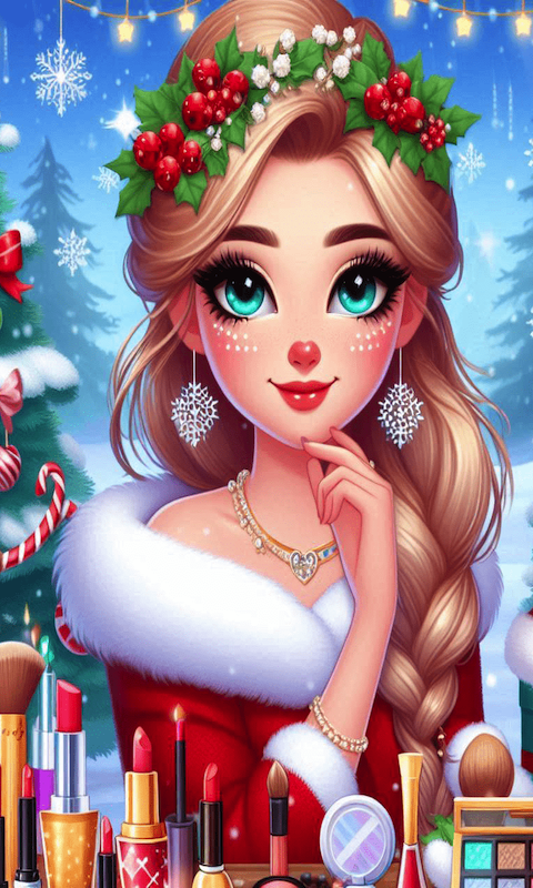 dress up christmas games Exciting Christmas Rock, Paper, Scissors Battle
