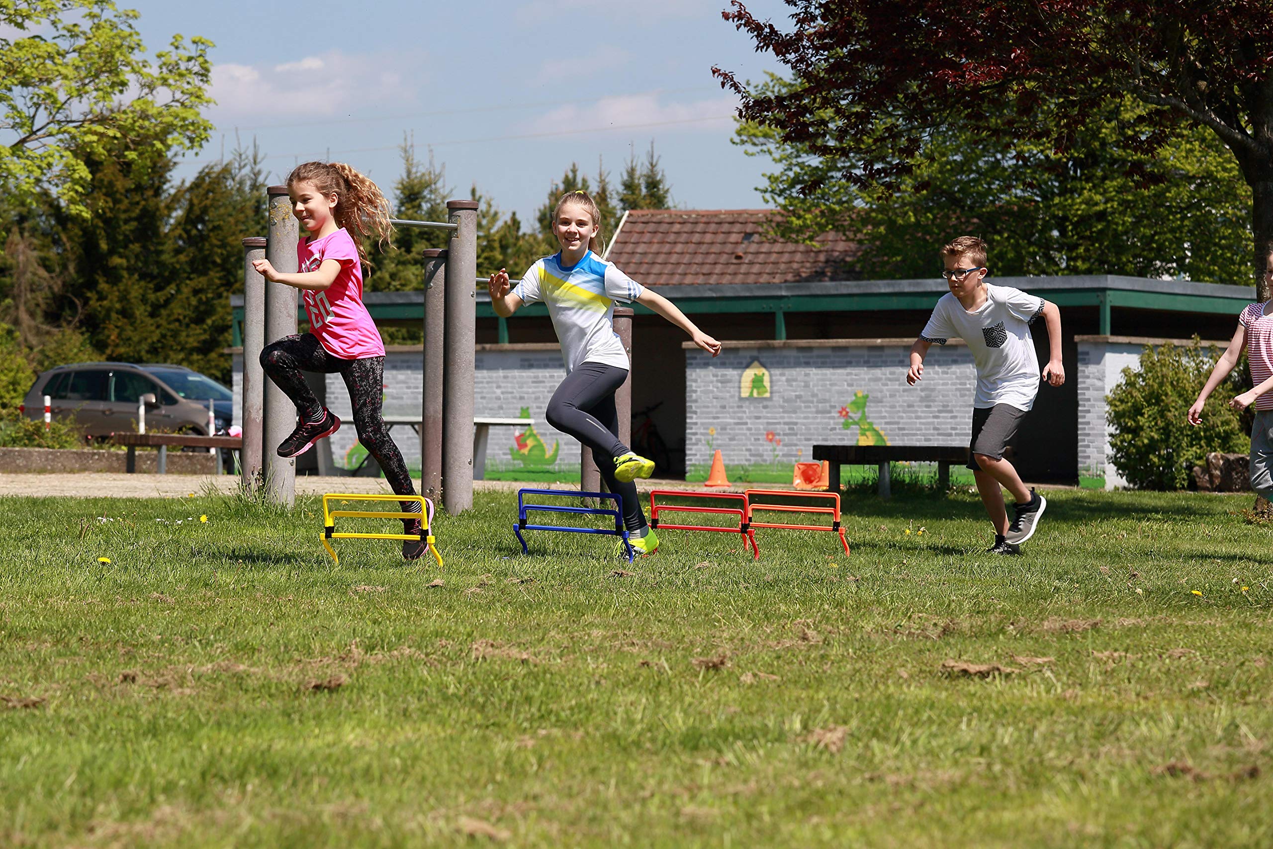 Betzold Hürden-Set - Leichtathletik Trainings-Hürden für Schule und Verein höhenverstellbar