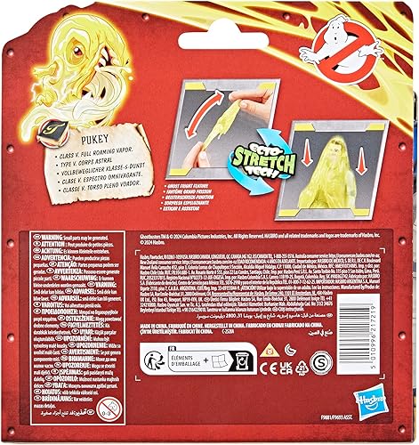 Miniatura 11 de Ghostbusters Fright Features - Figura de acción de Gary Grooberson con accesorio de juguete Ecto-Stretch Tech Pukey Ghost Toy Accesorio, juguetes