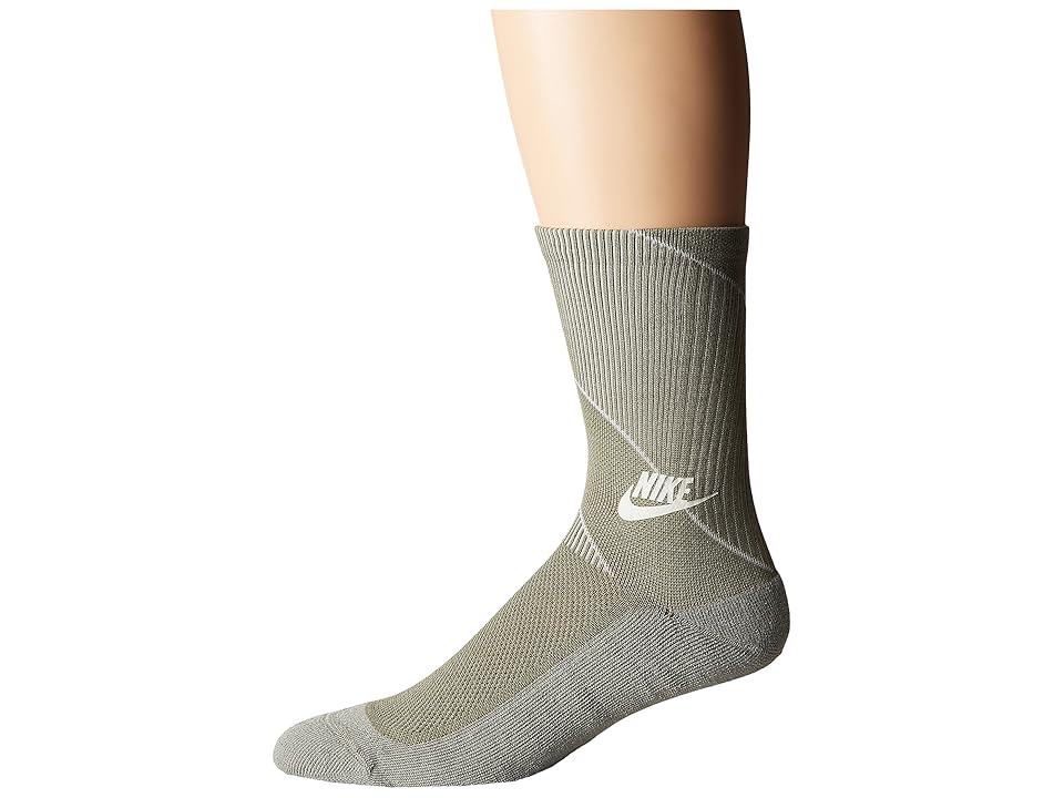 

Nike Sportswear Texture Knit Crew Socks (Dark Stucco/Light Bone) Men's Crew Cut Socks Shoes, Multi