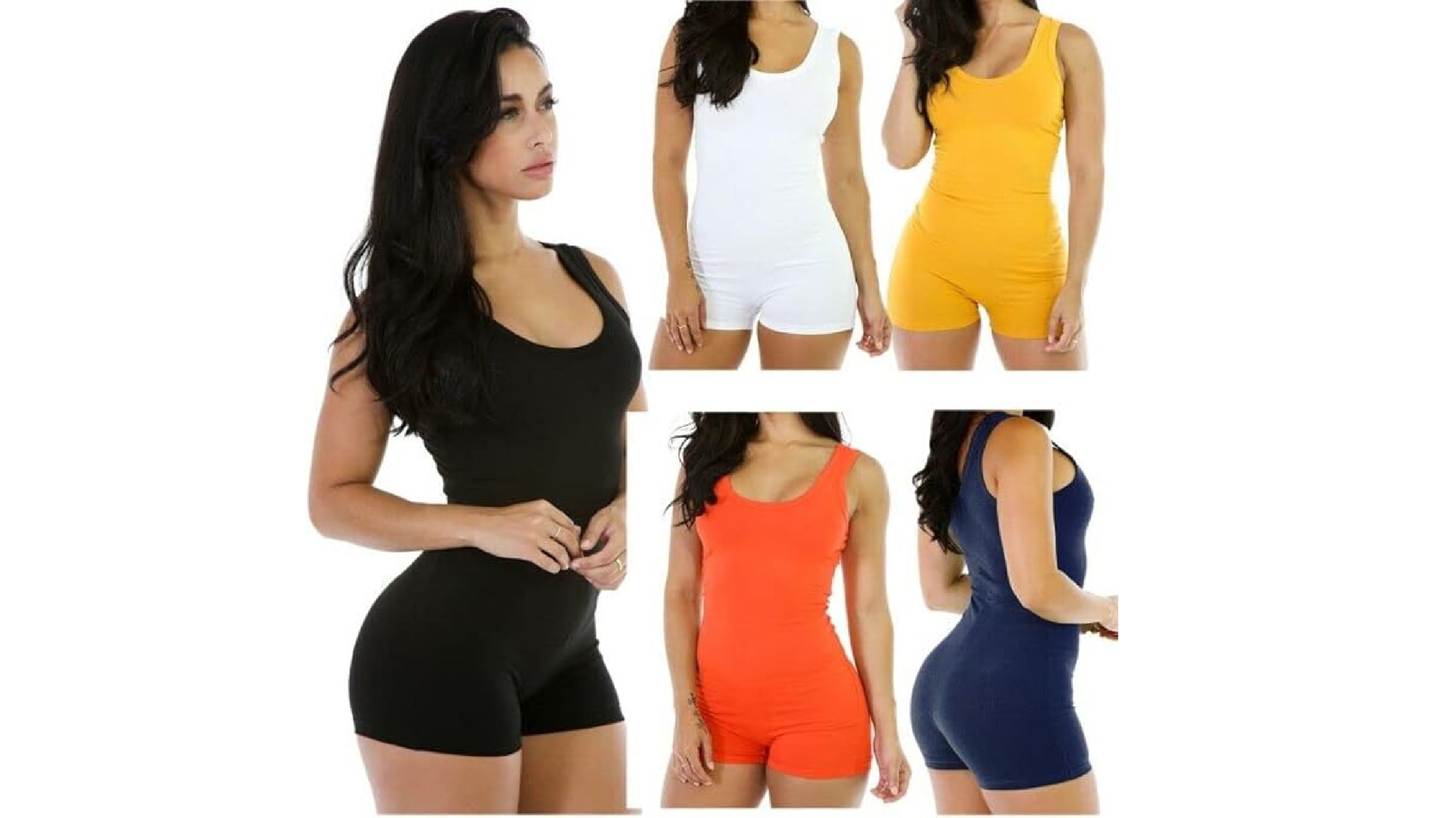 Body Femme Brillant Taille Haute Sans Manches - Danse, Gym, Yoga - Matière Élastique Et Douce - 7