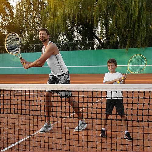 Miniatura 5 de Kids Tennis Rackets 2 Pack with Tennis Trainer Rebound Balls, Size 19" & 21" Tennis Training Equipment for Parent-Child Activities, Portable