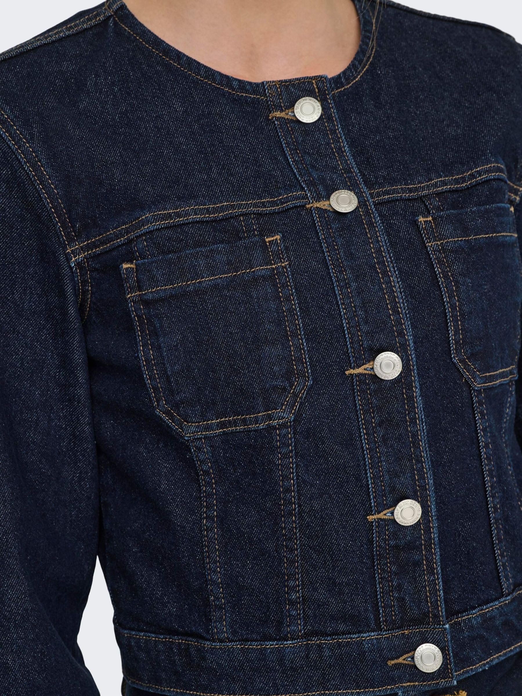 ONLY Onljoana Ls DNM Jacket Mae Veste Femme