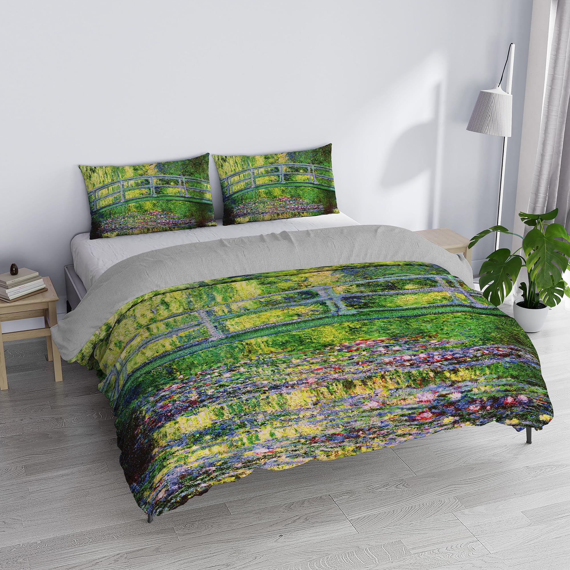 Housse de couette 2 personnes en coton Dream d'auteur 250x200 cm fabriqué en Italie avec 2 taies