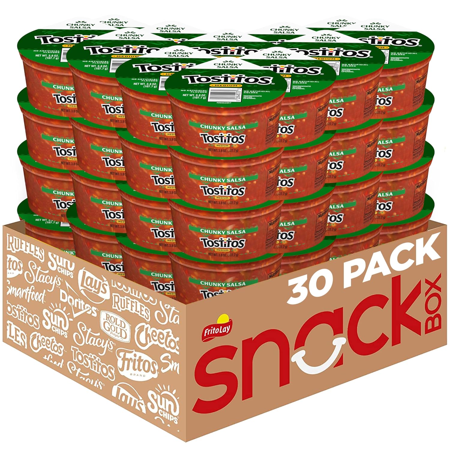 Tostitos Medium Chunky Salsa to Go, 3.8 oz, 30-Pack