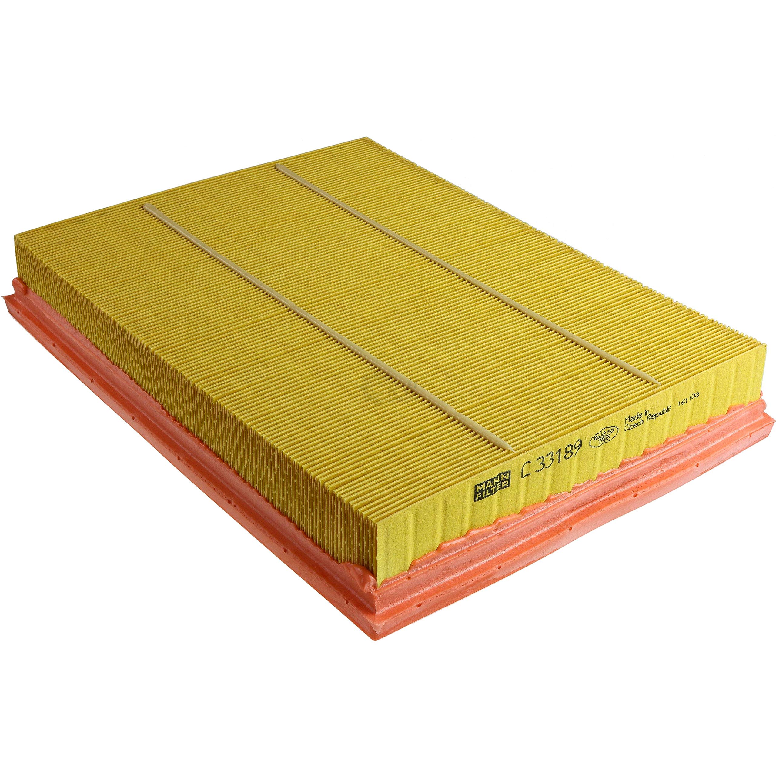 Paquete de inspección Kit de mantenimiento de filtros con filtro de aceite W 712/75, filtro de aire C 33 189, filtro de combustible WK 512, filtro de habitáculo CU 3337, tornillo de cierre
