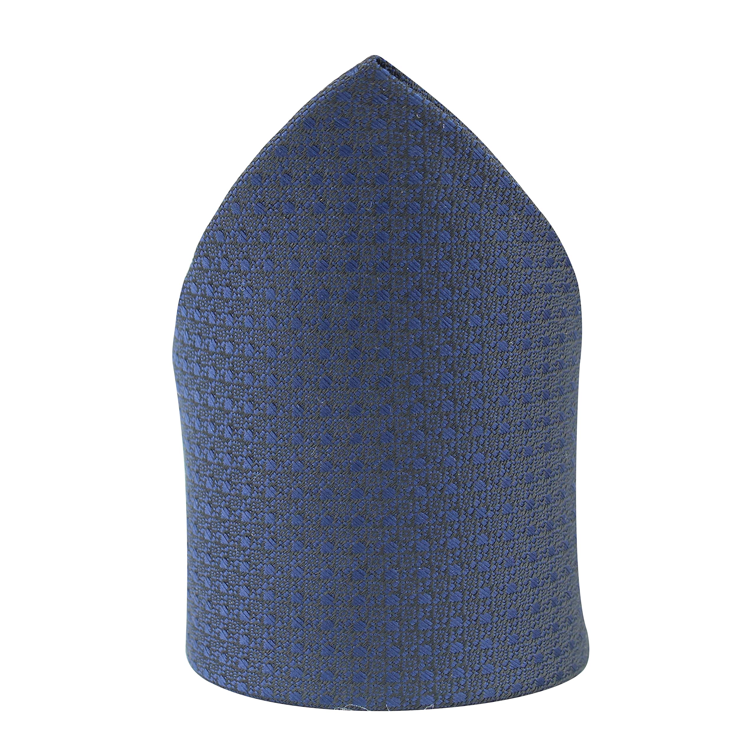 kovove Black Polka Dot Pocket Square For Men-picture-24