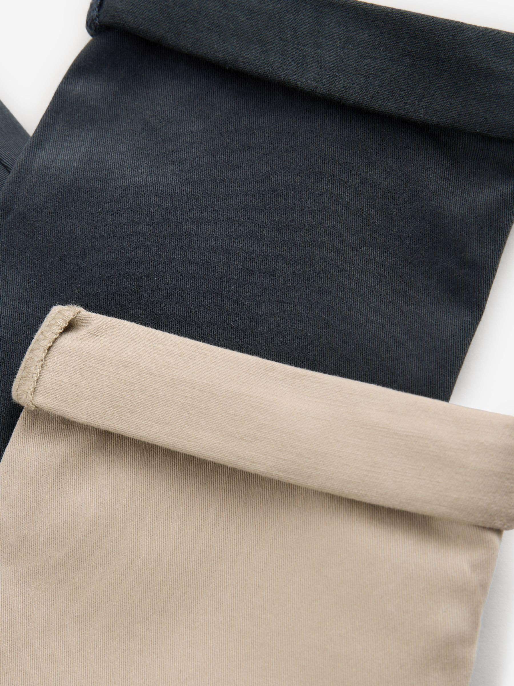 NEXT Jungen Chinohose mit Stretch, 2er-Pack 62-122