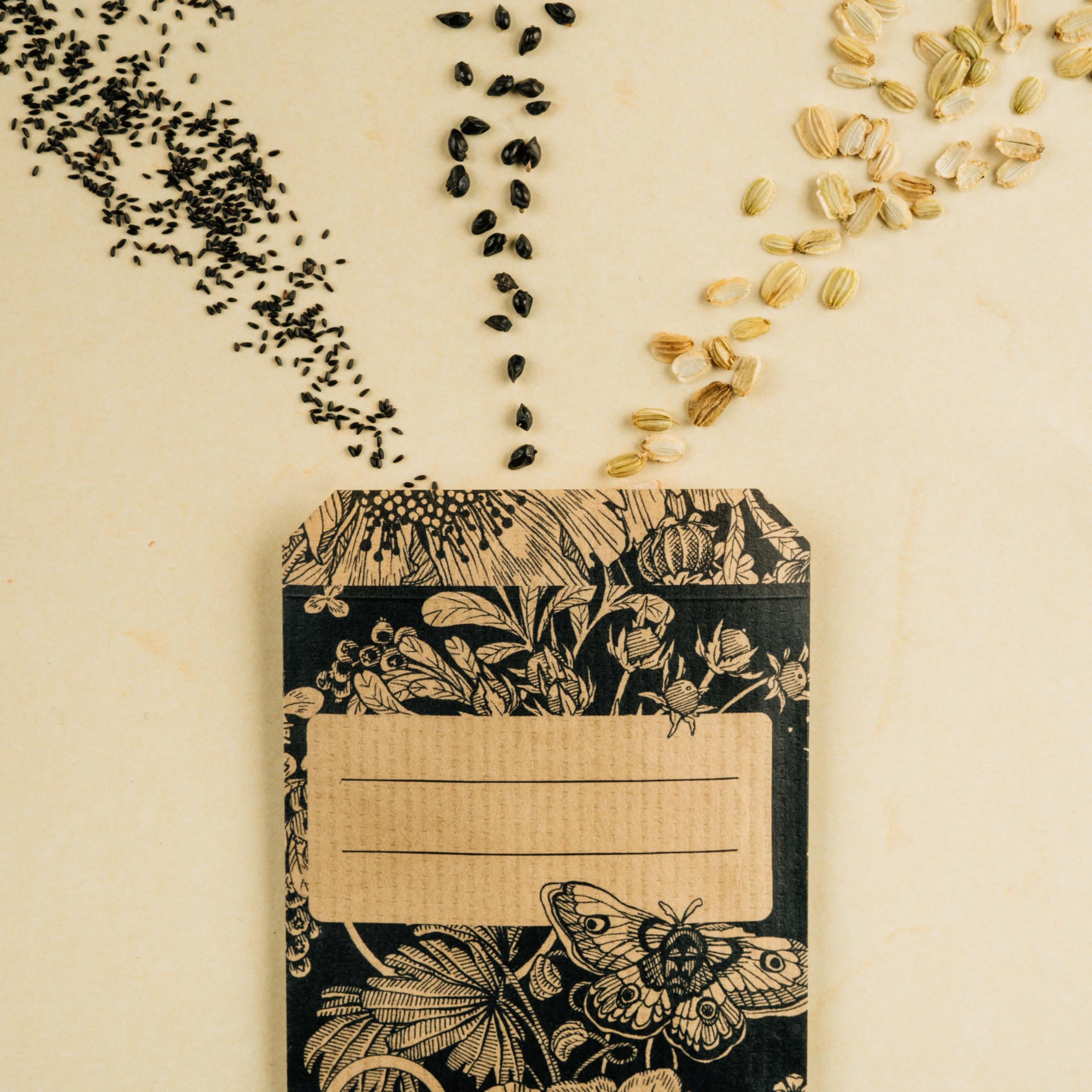 50 SACCHETTI PER Imballaggio Di Gioielli, Anelli Di Carta, Orecchini Di Carta, EUR 11,36 - Foto 5