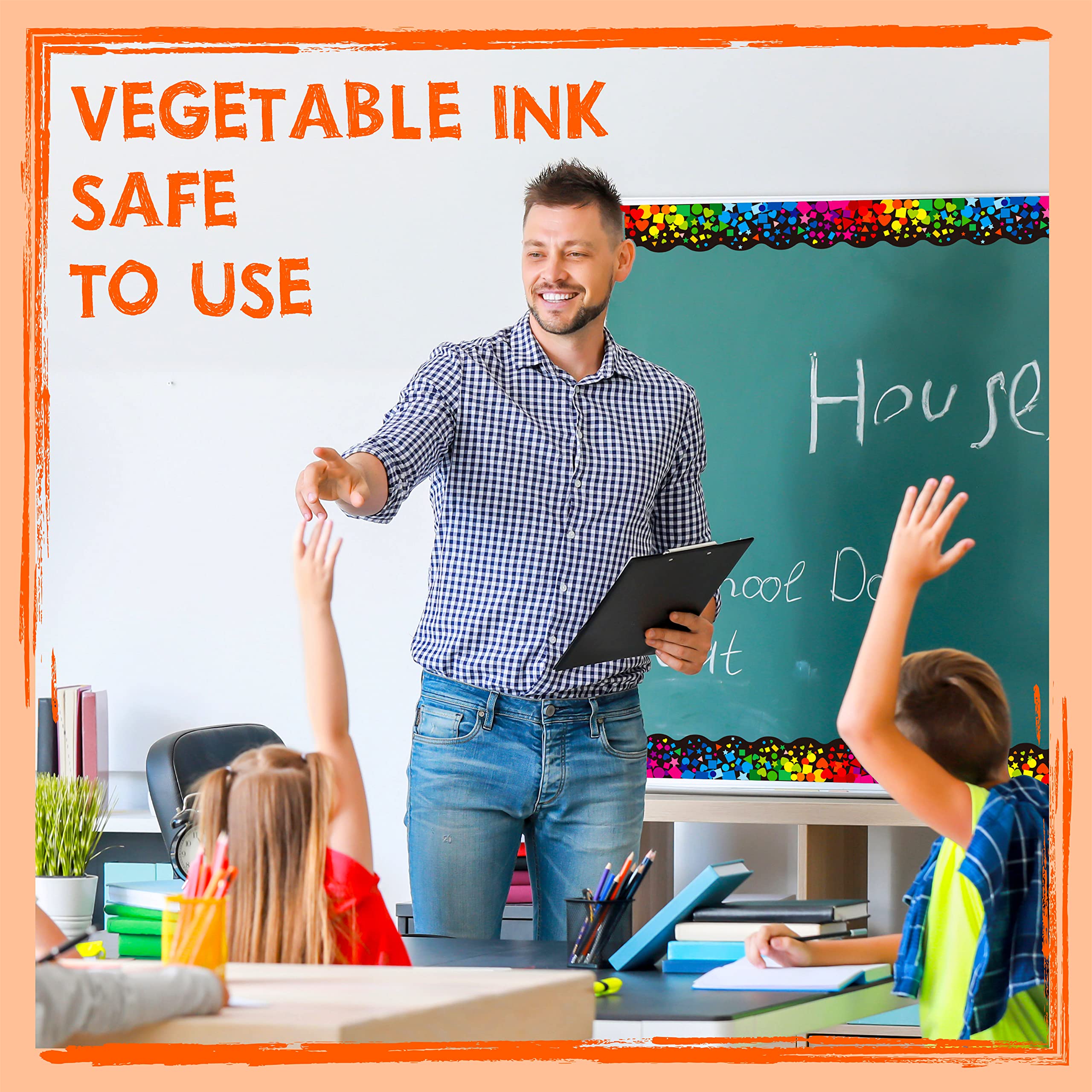 Bordures Autocollantes Pour Tableau D'affichage, Bordure Festonnée Avec