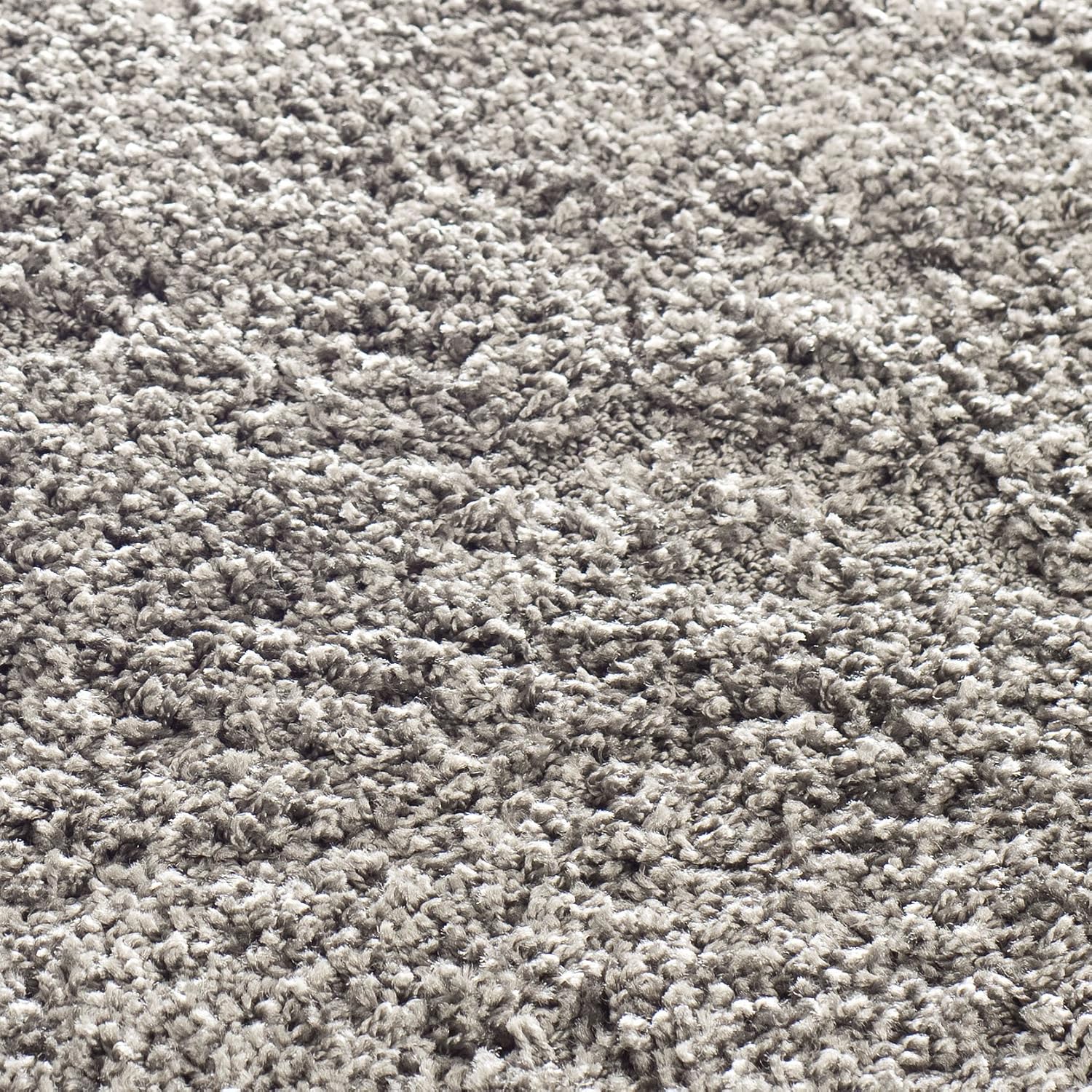SAFAVIEH Florida Shag Collection Area Rug - 5'3" x 7'6", Grey & Beige, Damask Design, Non-Shedding & Easy Care, 1.2-inch Thick Ideal for High Traffic Areas in Living Room, Bedroom (SG460-8013)