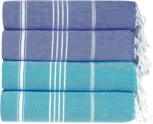 Toalla de playa turca, toalla de algodón exuberante, de secado rápido, suave, absorbente, sin arena, para adultos, uso en piscina, baño, viajes,