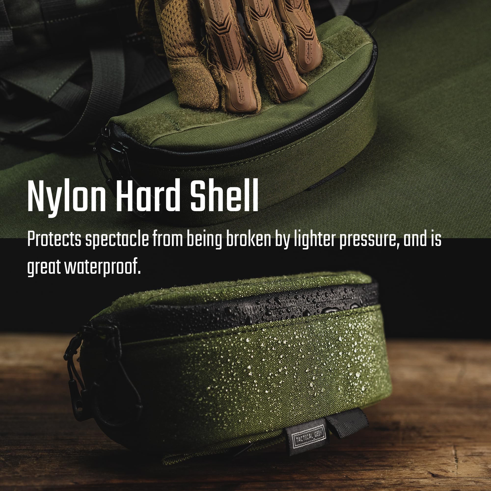 Custodia per occhiali da sole da esterno MOLLE Nylon resistente X1