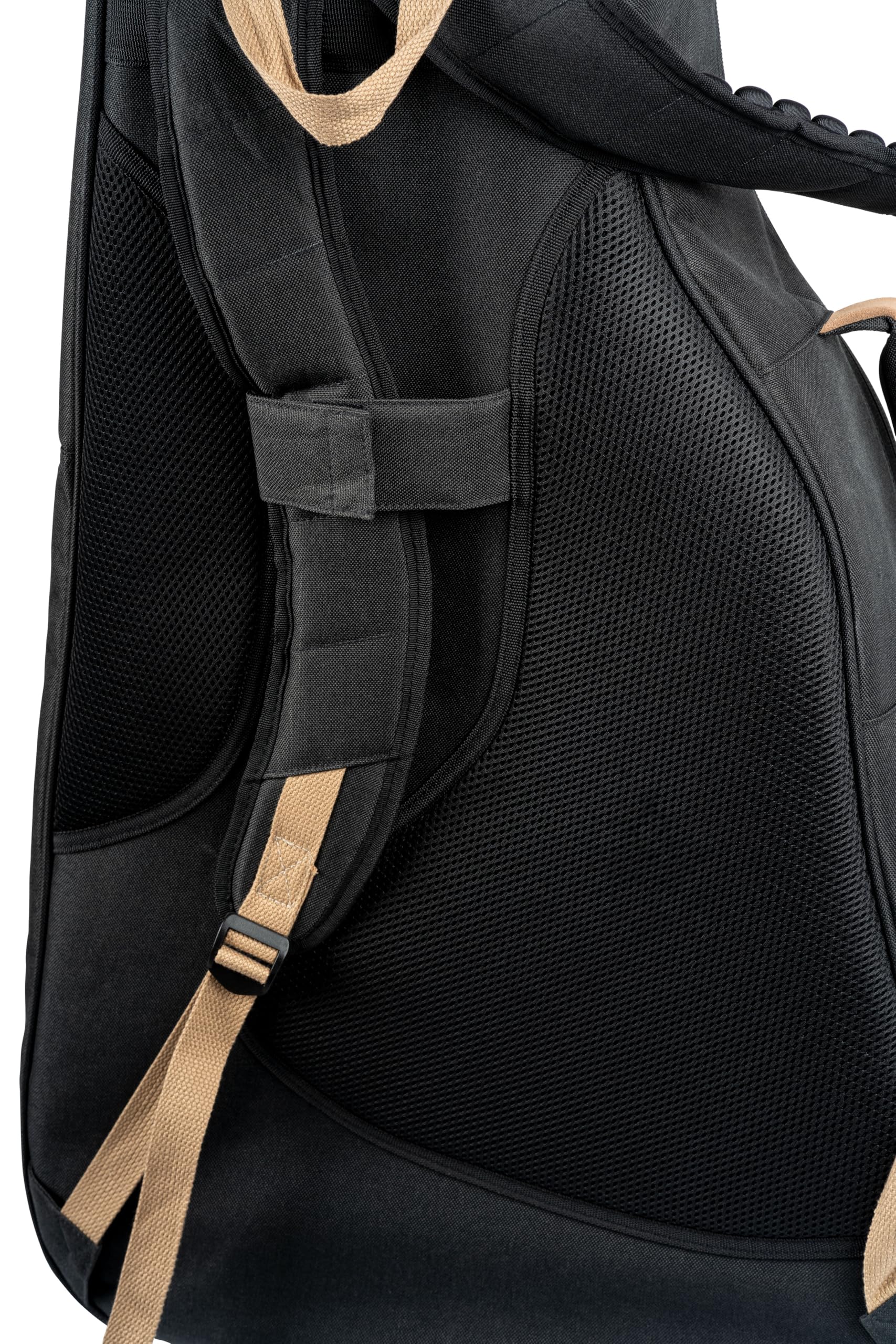 Ortega Guitars Deluxe Guitar Gigbag - Dreadnought - Akustik Gitarren Tasche - Höhe 106 cm - Breite 43 cm - Baumwolle, Schwarz (OGBDN-DLX-BK)