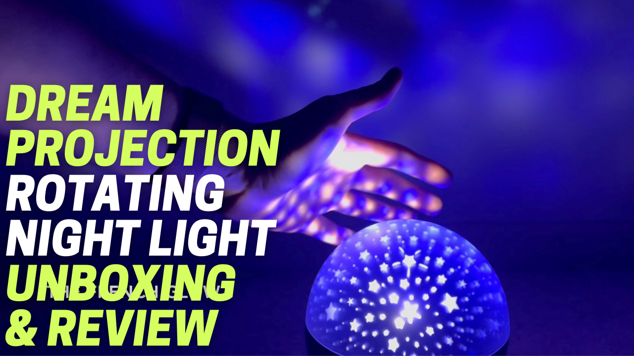Watch Rotating Projection Light - Unboxing and Review on Amazon Live