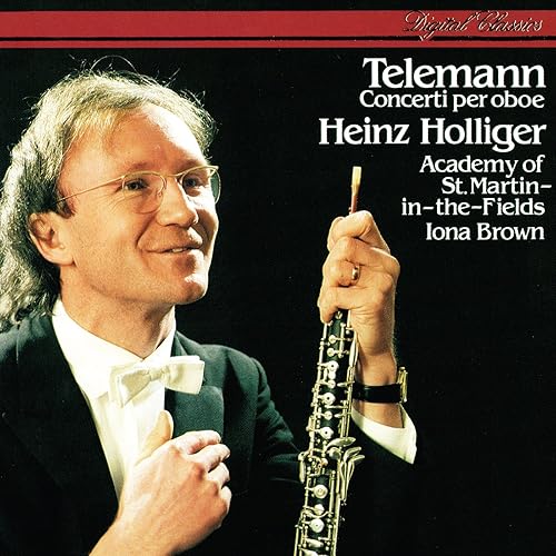 Telemann Oboe Concertos by Heinz Holliger & Academy of St Martin in