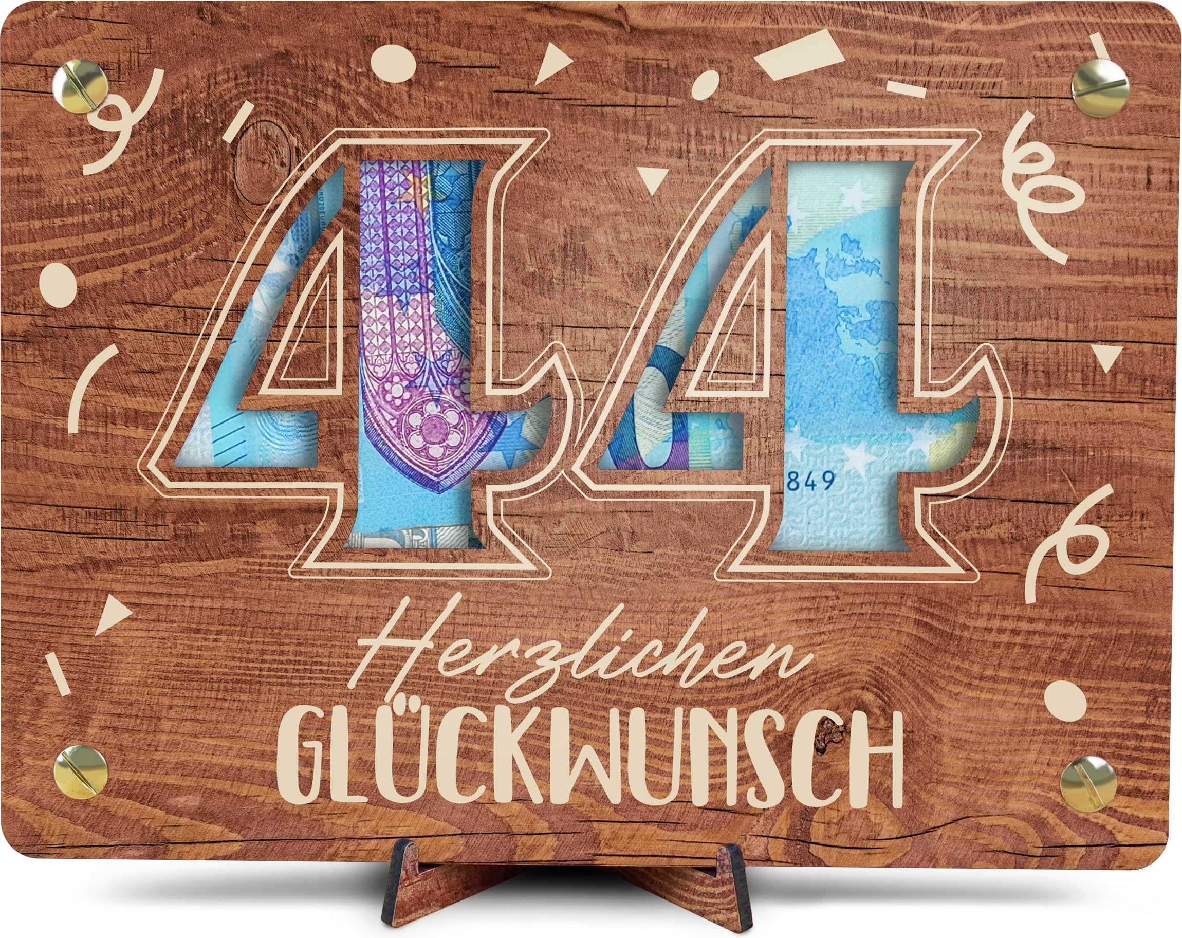 Holz Geldgeschenk 44