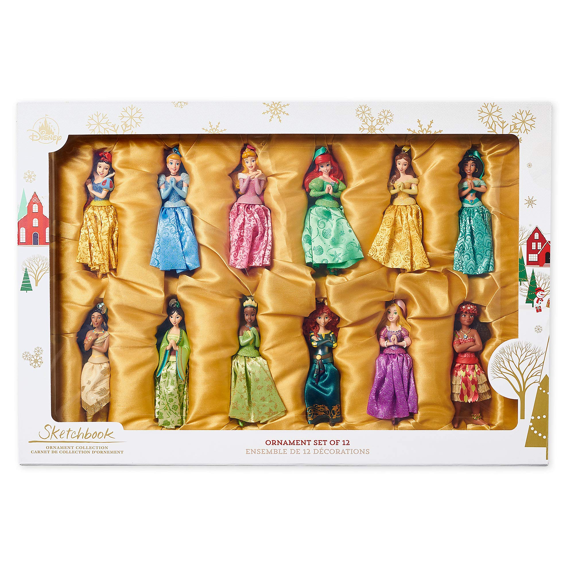 Disney Princess Sketchbook Ornament Set : Amazon.ca: Home