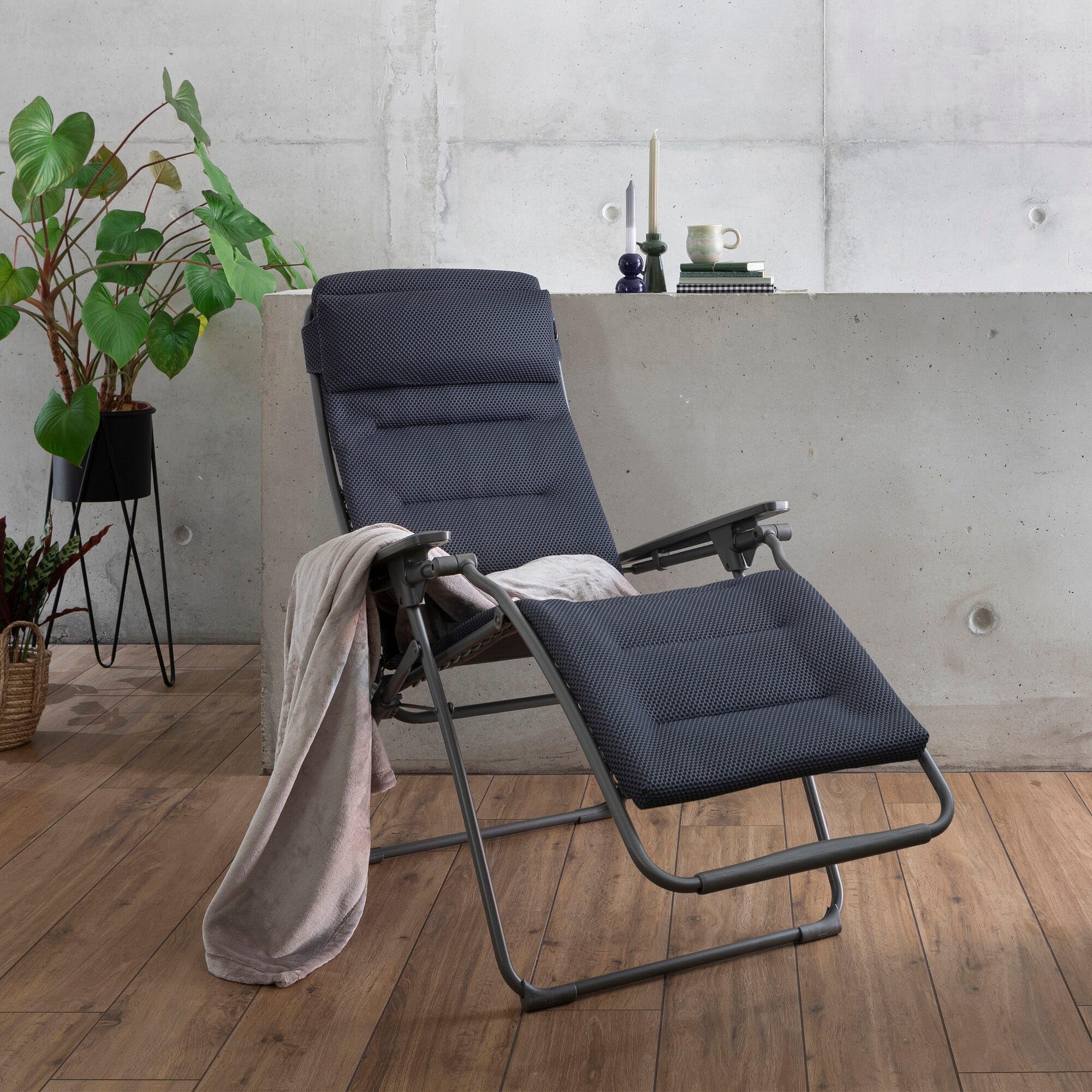 Lafuma - Fauteuil Pliant matelassé Zéro Gravité