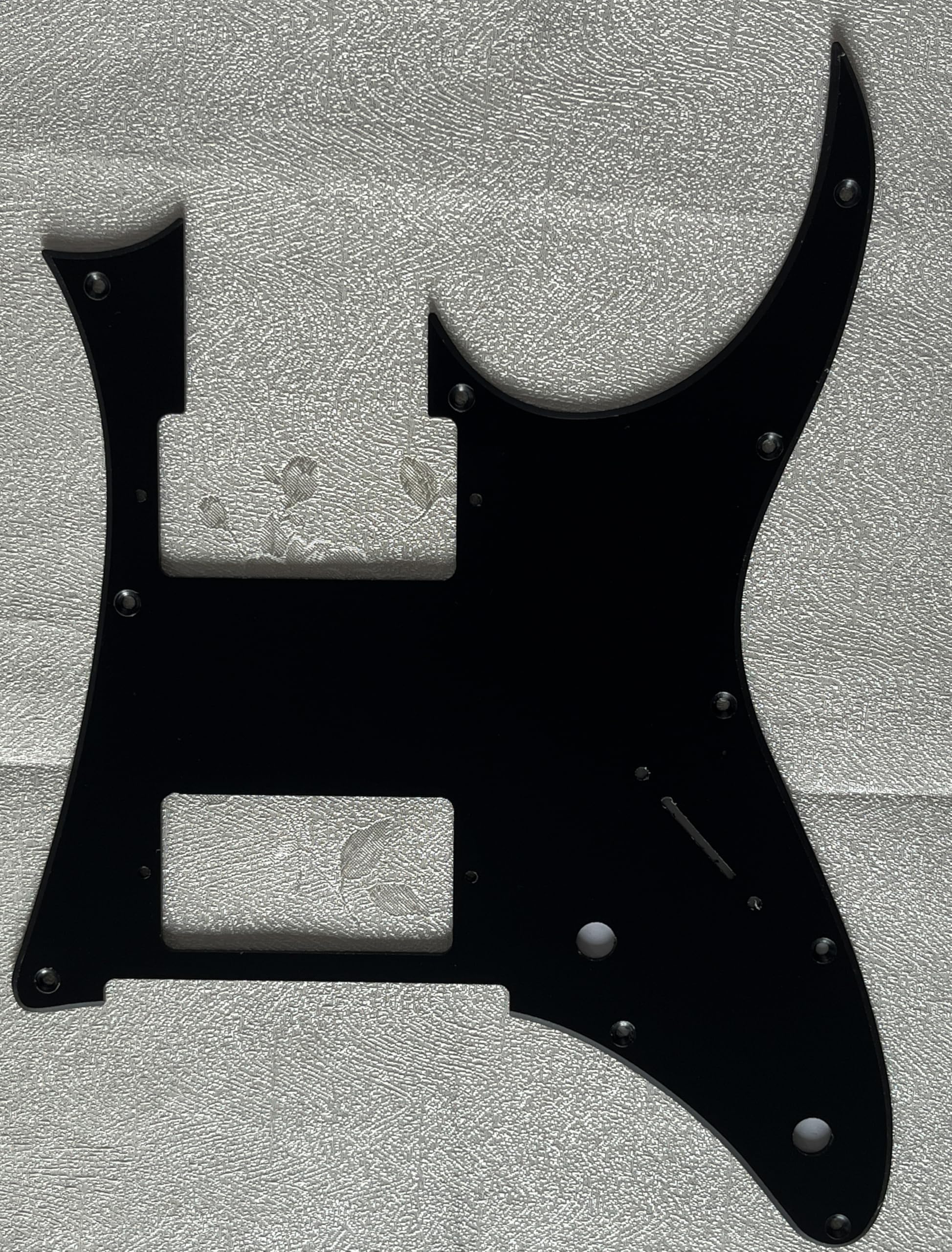 Pick Guard For Ibanez RG 350 DX HH Humbucker Guitar Pickguard Scratch Plate (1-Ply Black)