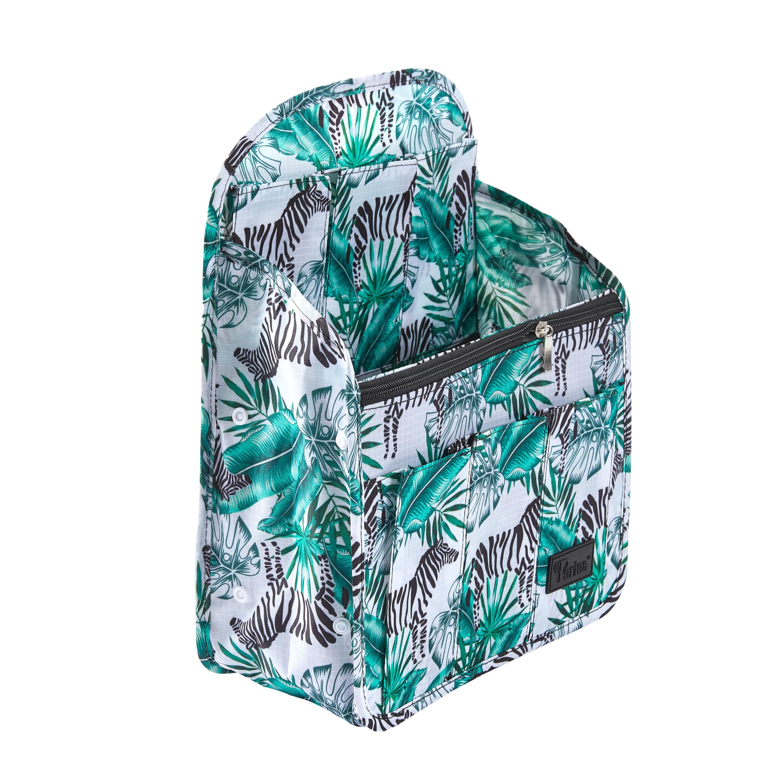 Periea Zebra Backpack Organiser Insert 'Gwen' - Rucksack Organizer With 13 Compartments (, Large)