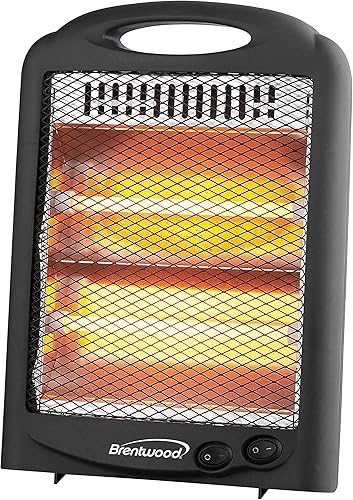 Brentwood Appliances Calentador portátil de 600 W, tamaño único, negro