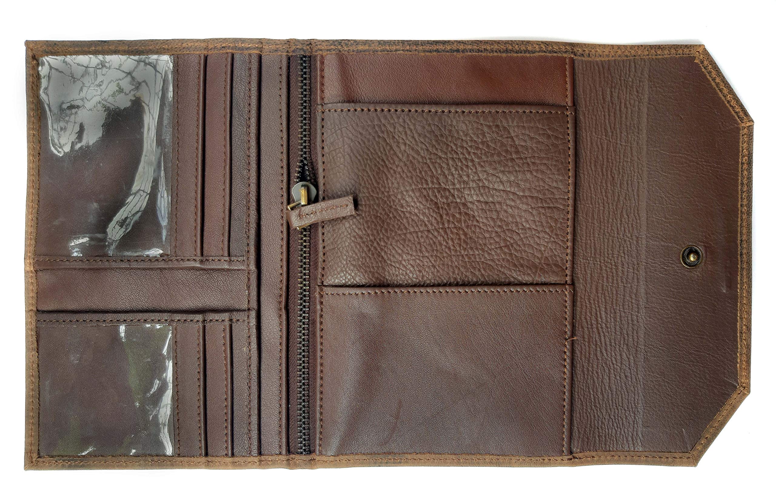 Chalk FactoryCAR DOCUMENTS Holder CASE for Insurance, DMV, Registration, AAA, Auto Club, for Car Truck SUV, Motorcycle, Safely Store Important documents in Glove Box or Visor Flap (Tan)