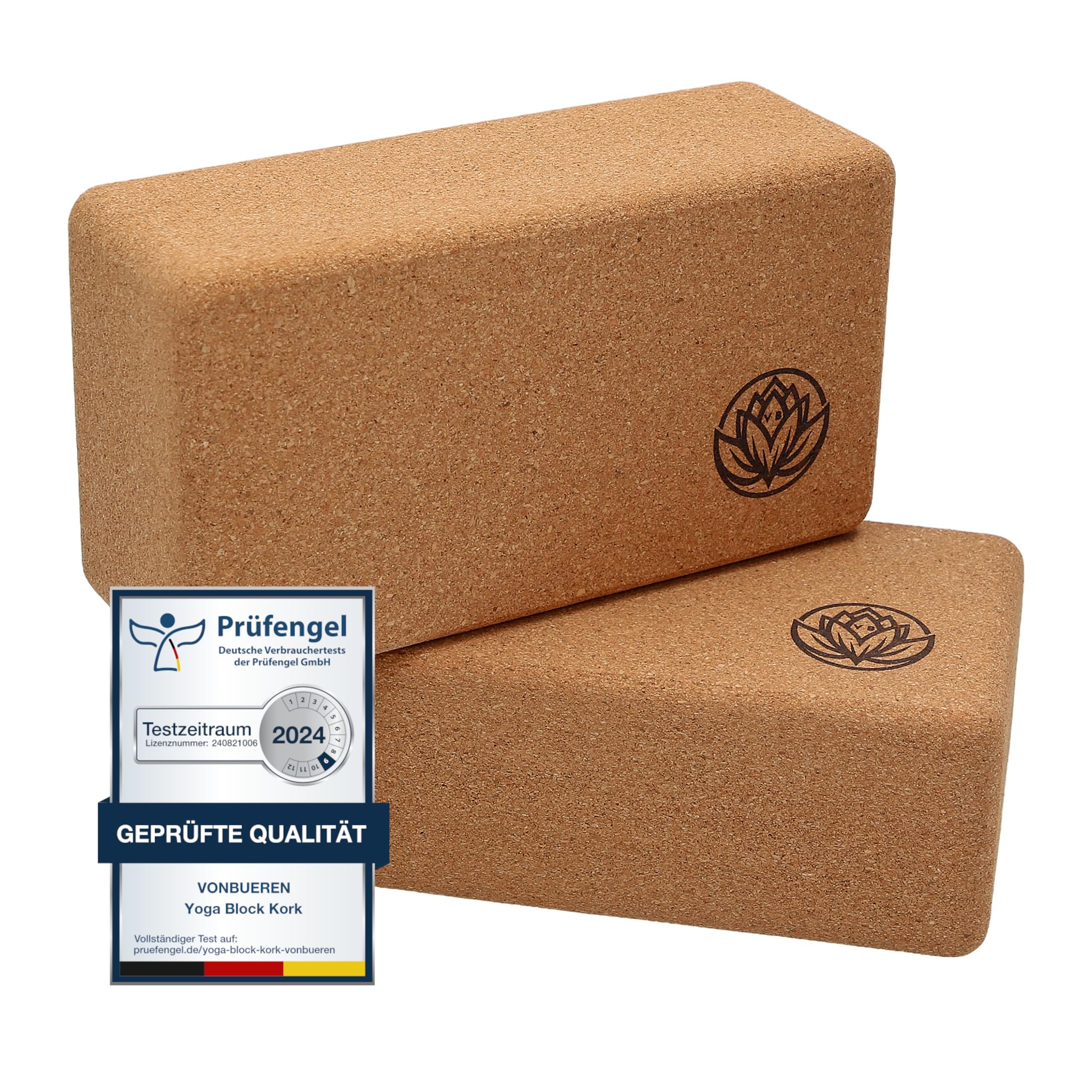 Yoga Block VonBueren | Yogablöcke aus Kork