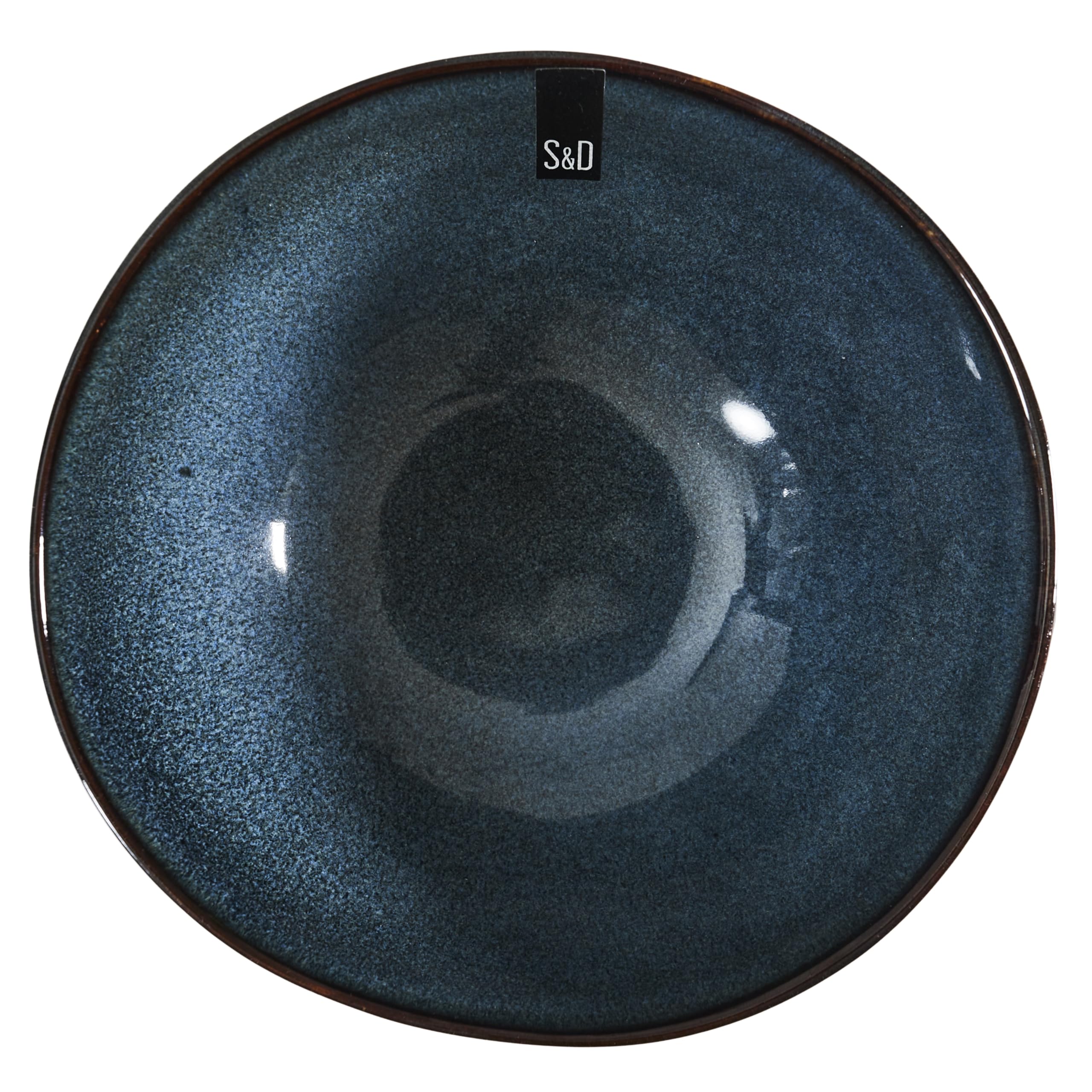 Coupelle En Grès Bleu 35cl - D14.5cm H6cm - Art De La Table - Service Saladier - Home Deco Factory