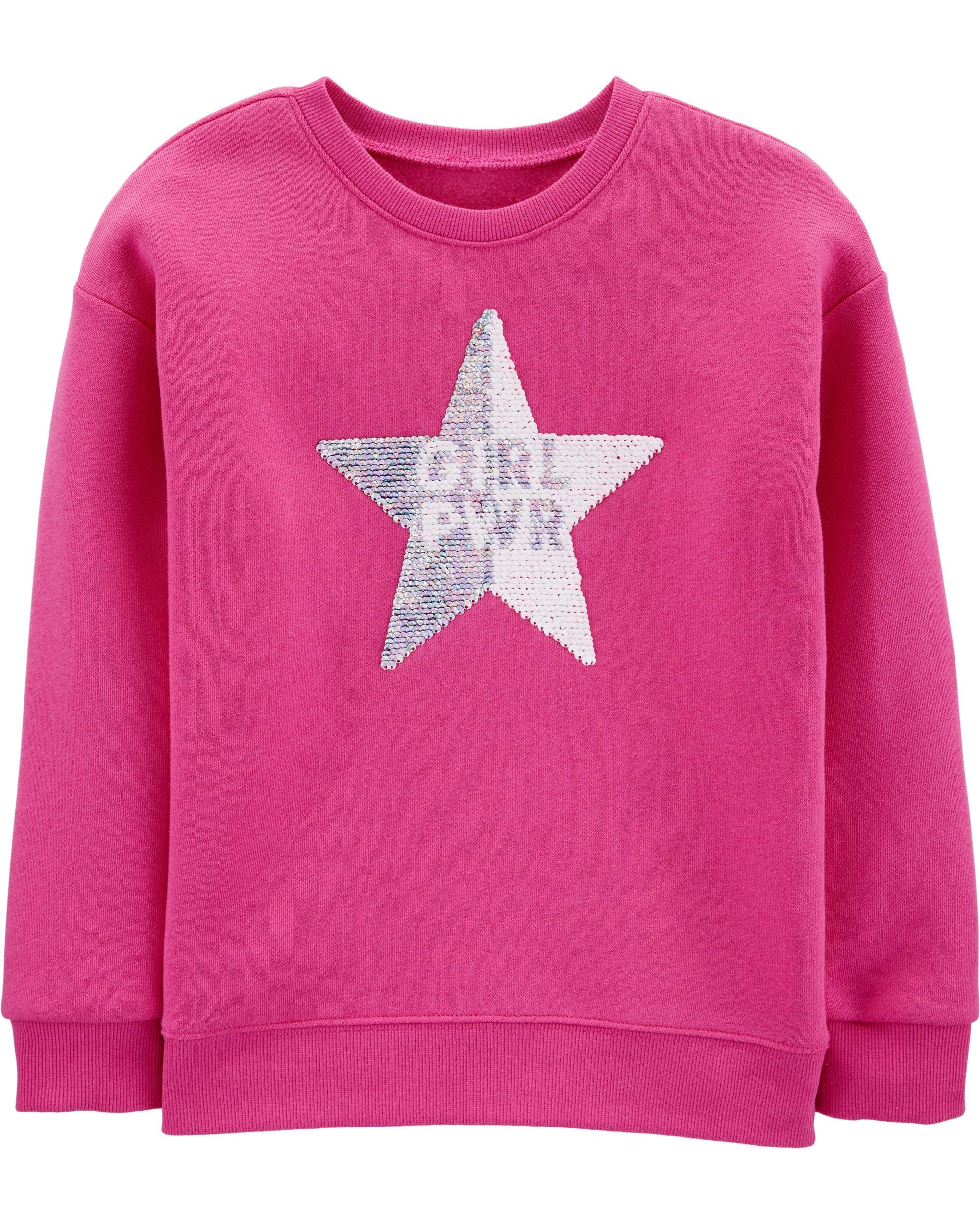 Oshkosh B'Gosh Flip Sequin Pullover Camisa para Niñas