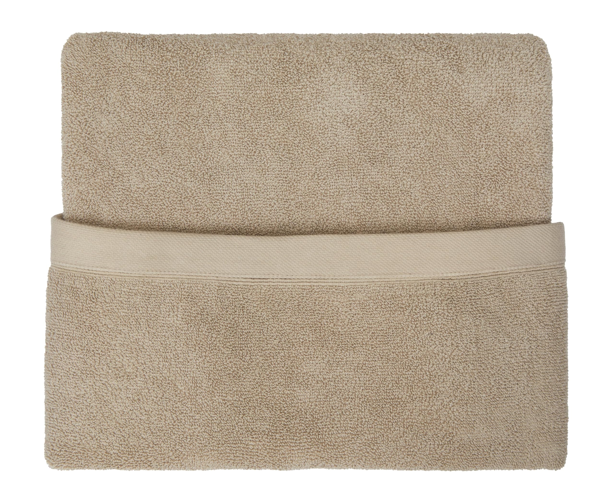 Drift Home - Natural Hand Towel (50 x 90cm) - Soft & Absorbent 600GSM Premium - Sustainable Cotton (BCI) - Recycled Bottles - Ideal for Bathroom, Gym, or Guests