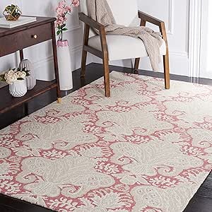 Amazon.com: SAFAVIEH Micro-Loop Collection Area Rug - 5' x 8', Pink ...