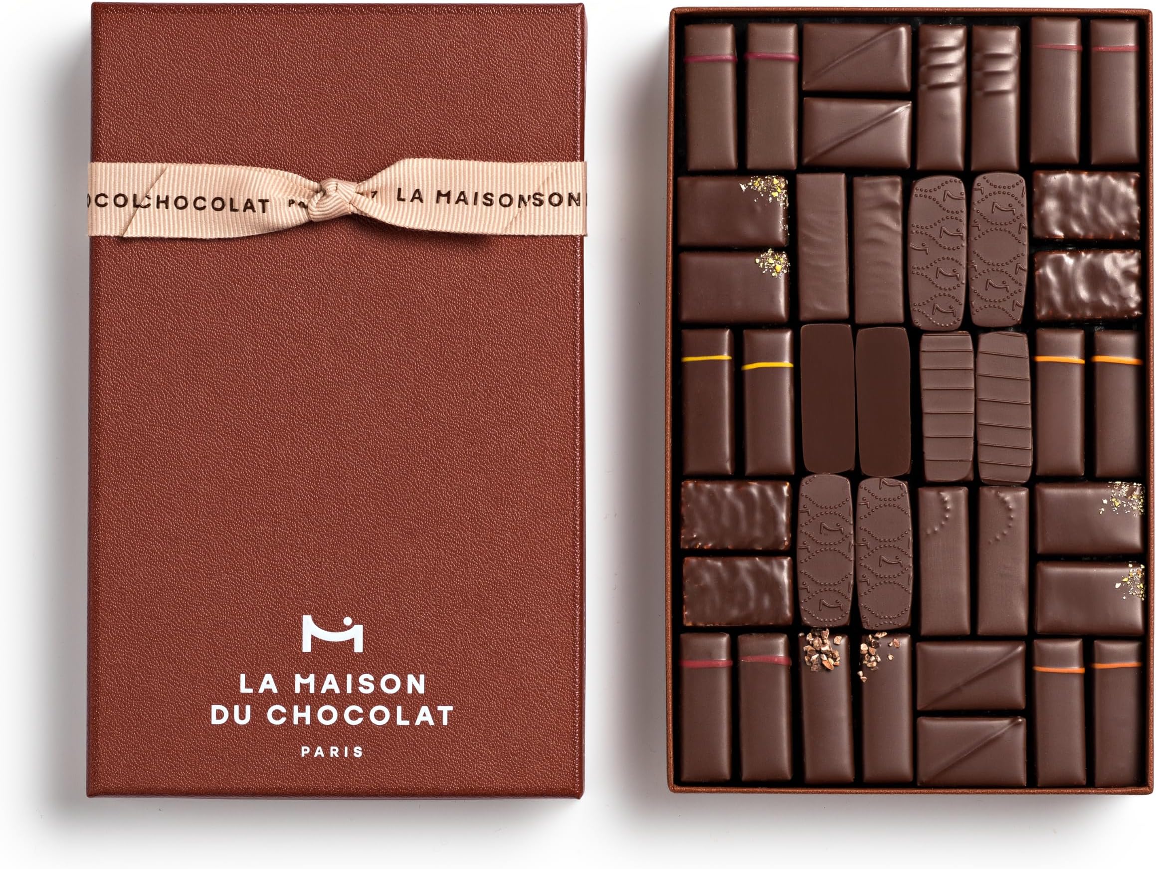Coffret Maison Dark, Gourmet Dark French Chocolate Gift Box (40 Pieces)