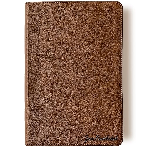 Personalized KJV Bible, Brown Personal Size, Option to Customize with Hand Lettered Name on Cover