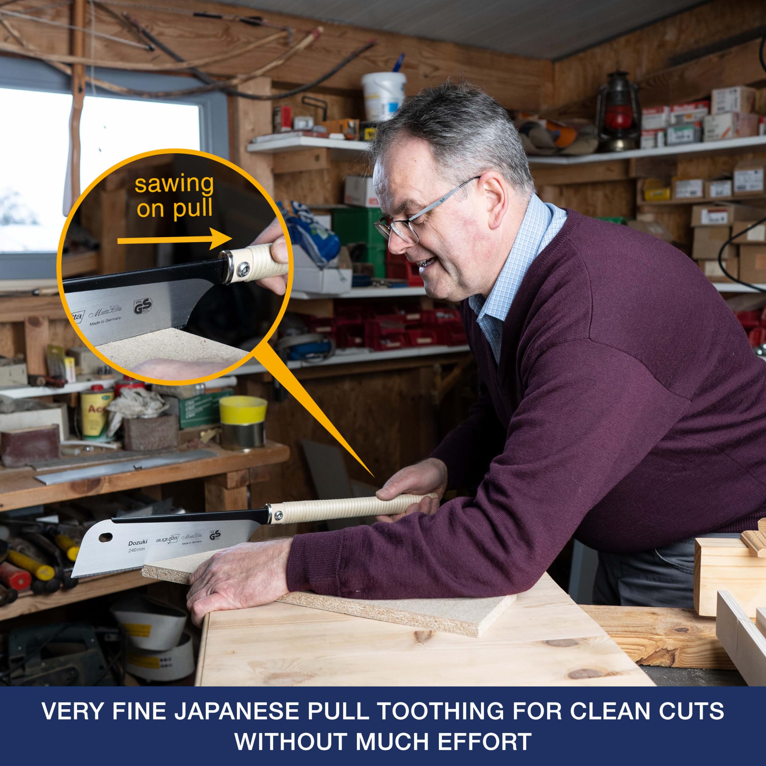 Zaagblad voor japanse trekzaag 240 mm Dozuki